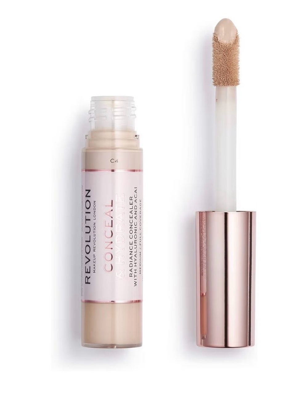 Revolution Conceal & Hydrate Radiance Concealer - C4 Light Beige